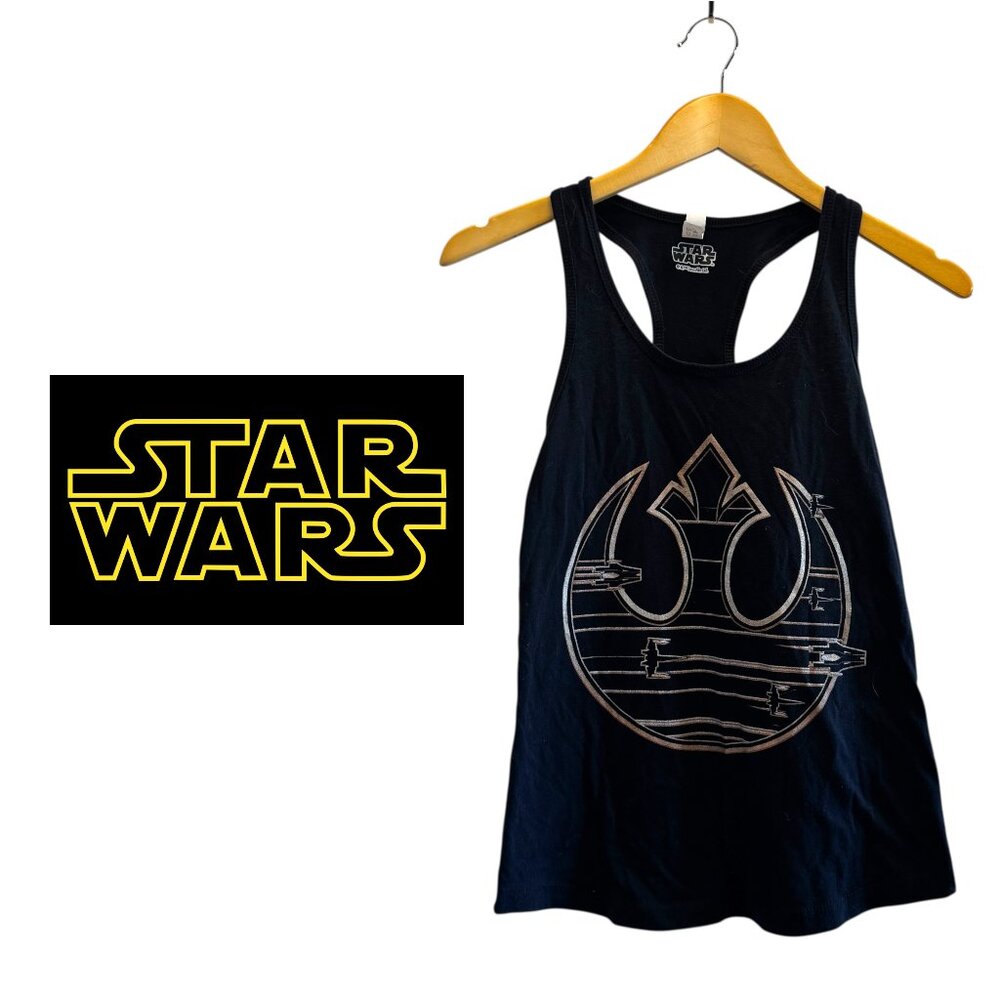 Star Wars Racerback Summer Tank Top Retro Pop Culture Nerd